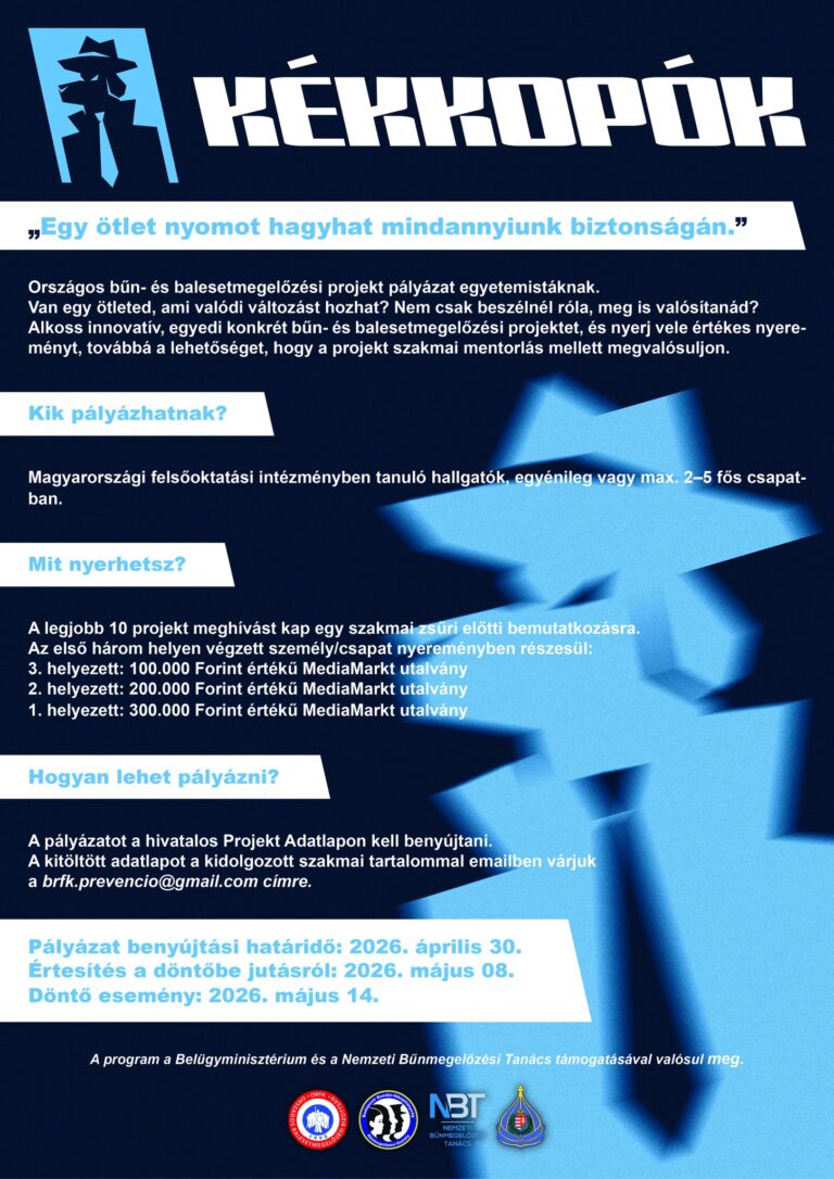 Pályázati kiírás